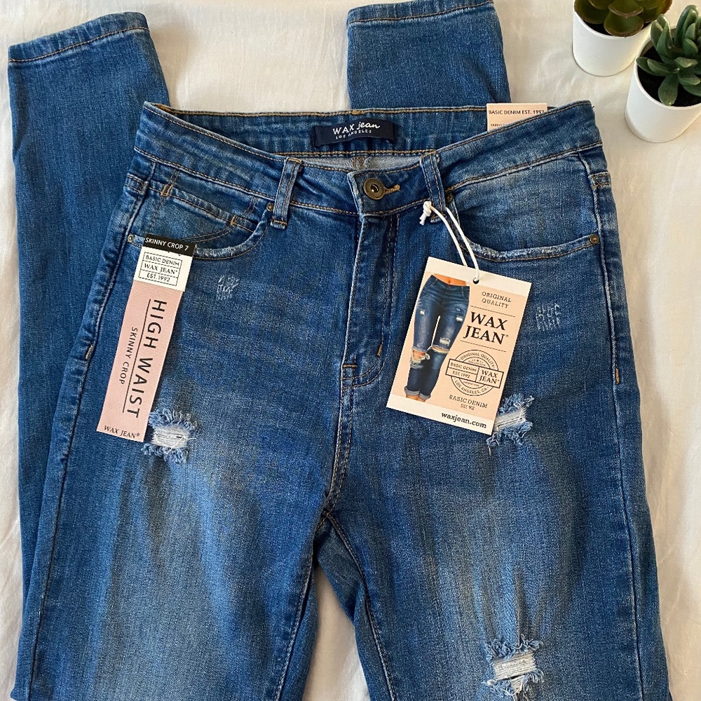 Medium Wash Blue Jeans Size 7 ~New~